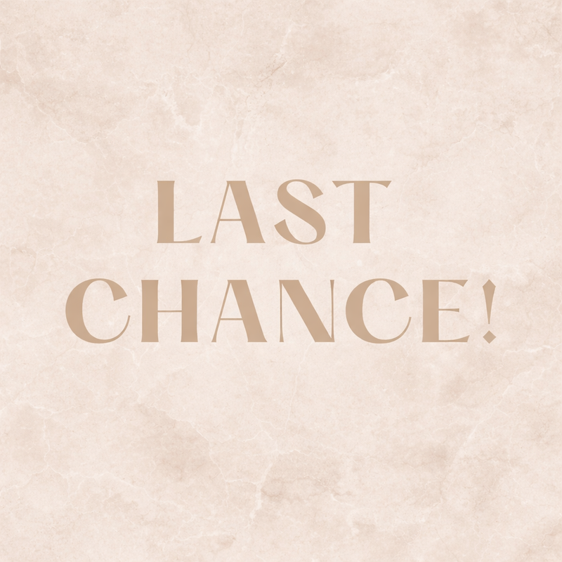 Last Chance Sale