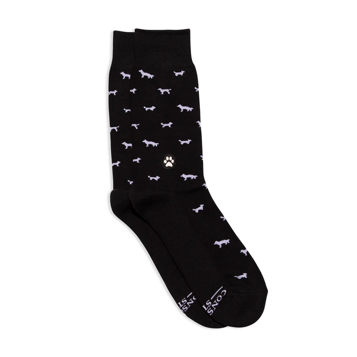 Black Dogs Cotton Socks-Socks That Save Dogs