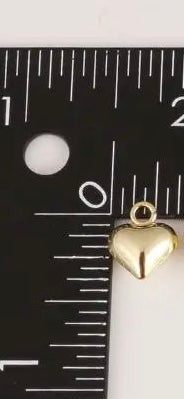 Small Puffy Heart Charm