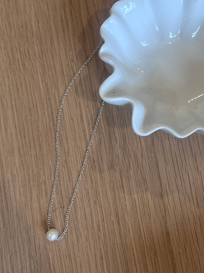 Pearl Cove Necklace-Silver