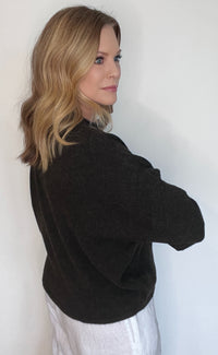 Shelby Cardigan-Chocolate