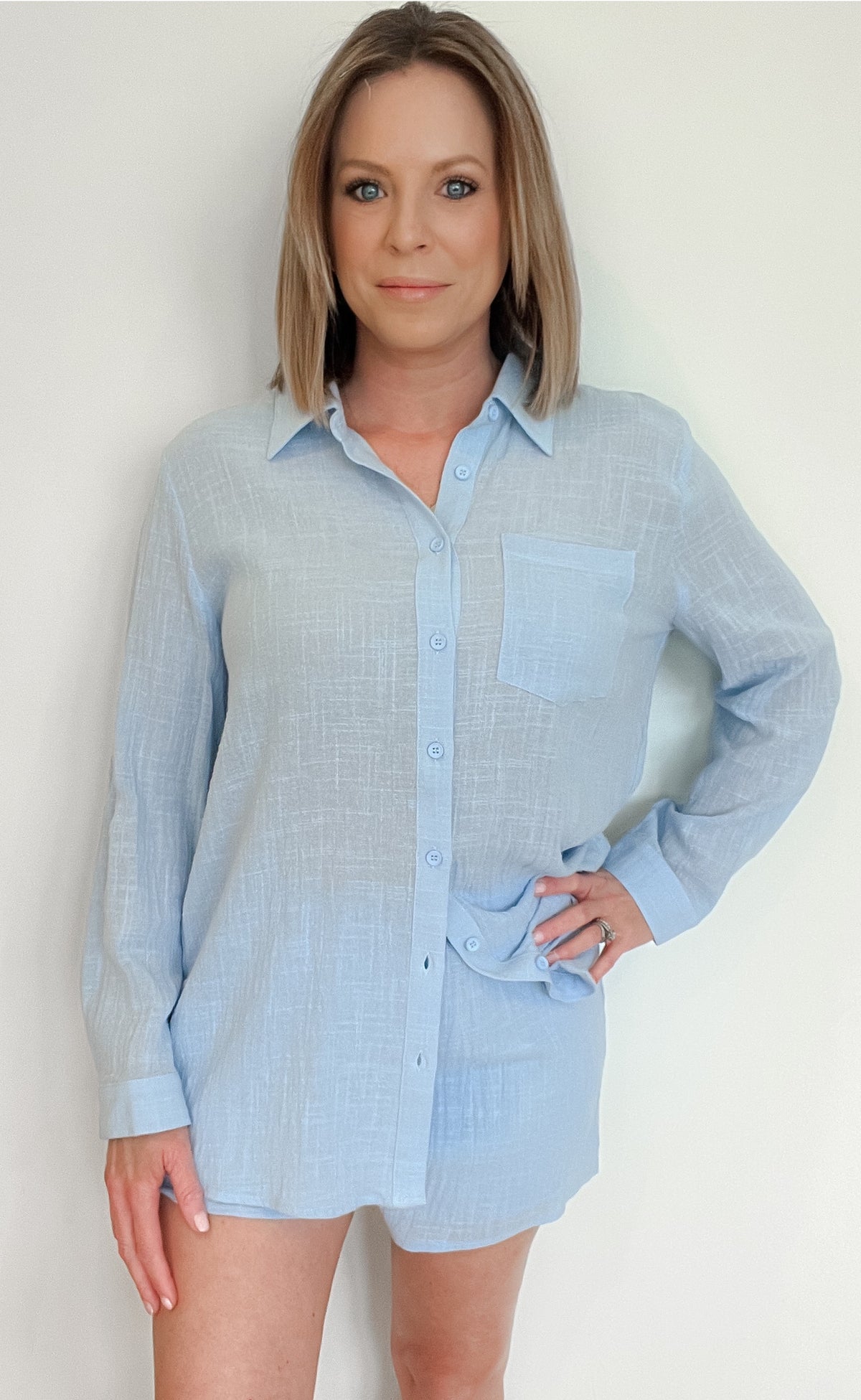 Sand And Sea Set-Powder Blue