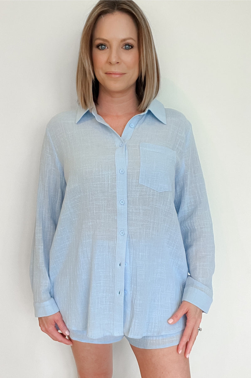 Sand And Sea Set-Powder Blue