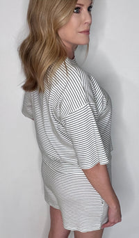 Bayside Set-Black/Cream