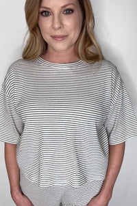 Bayside Set-Black/Cream