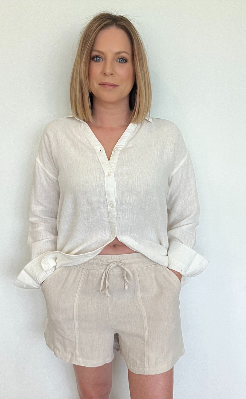 Summer Night Shorts-Oatmeal