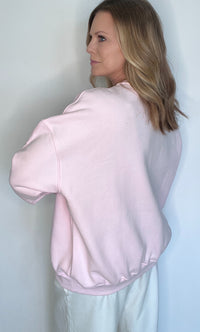 Sunkissed Oversized Sweatshirt-Pink