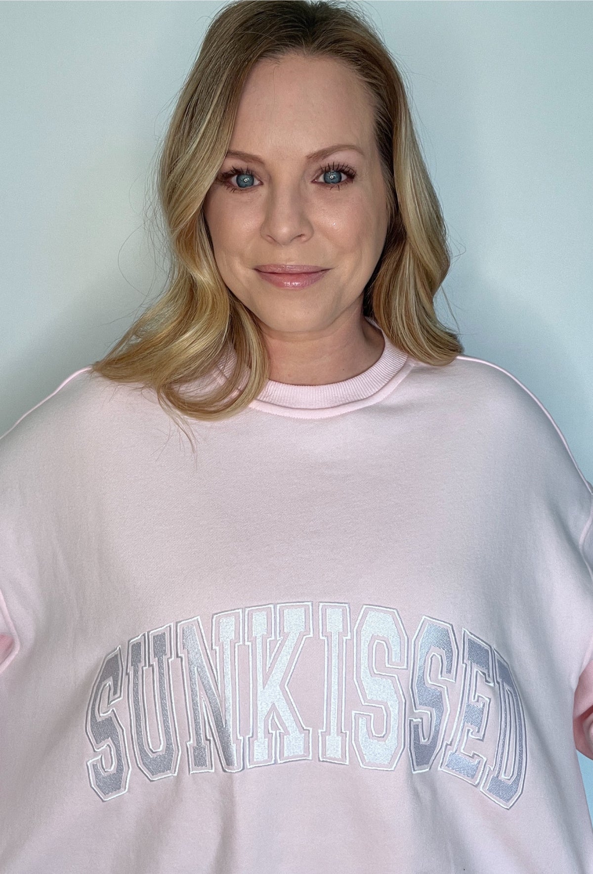 Sunkissed Oversized Sweatshirt-Pink