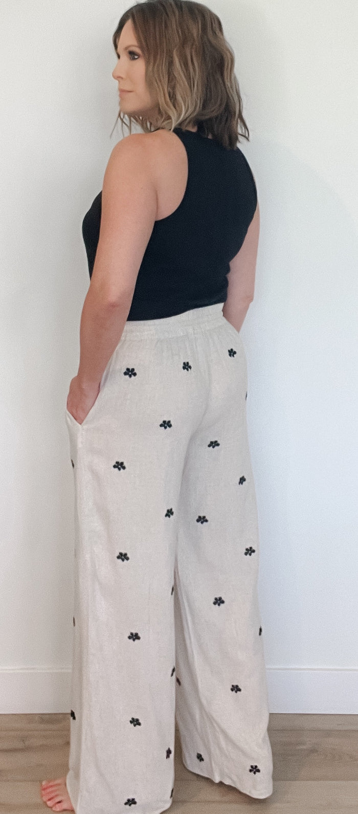 Wildflower Linen Blend Pants
