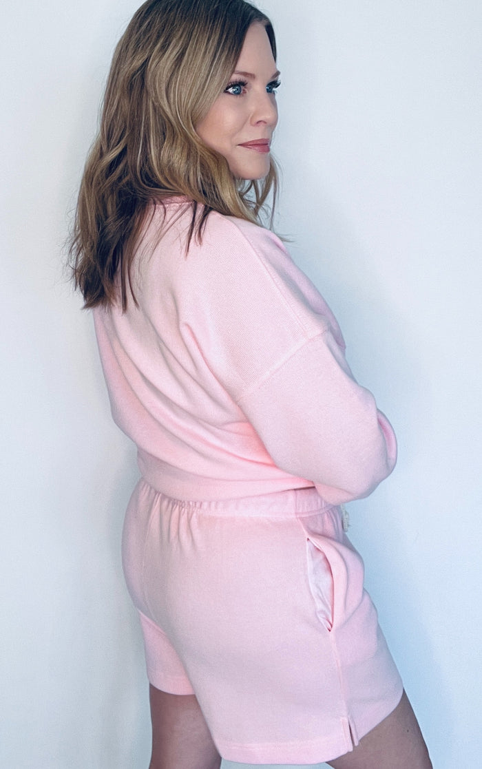 Fresh Air Shorts-Pink