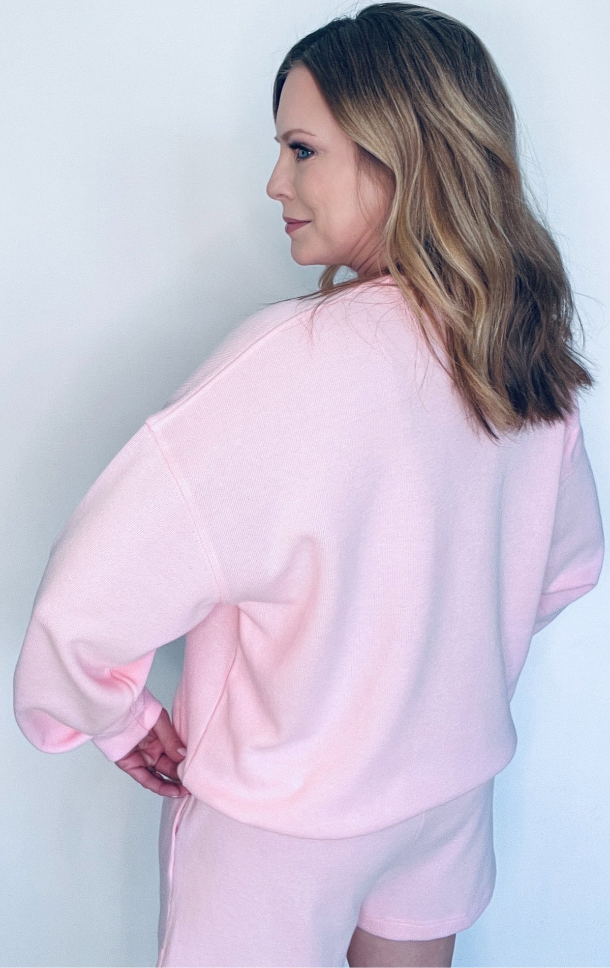 Fresh Air Pullover-Pink