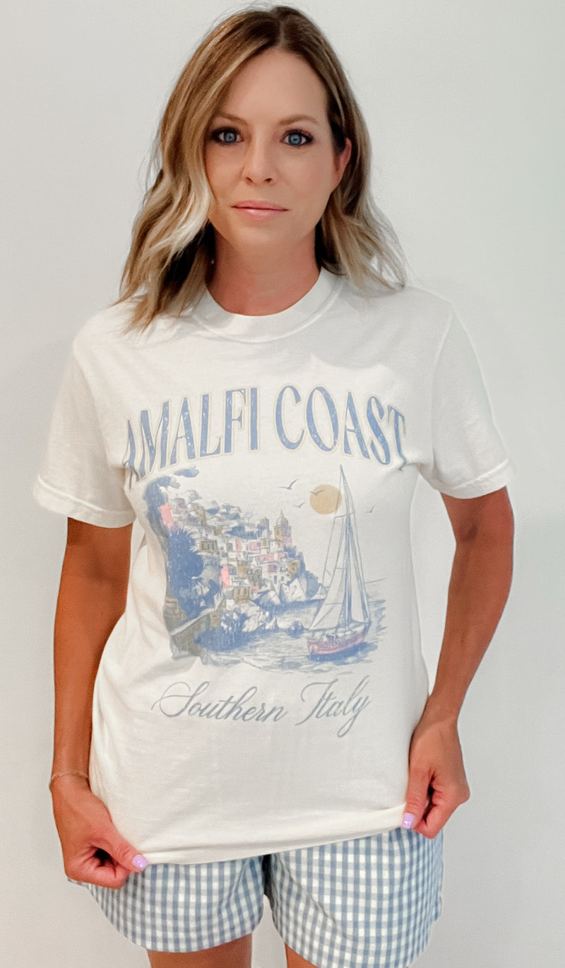 Almalfi Coast Graphic Tee