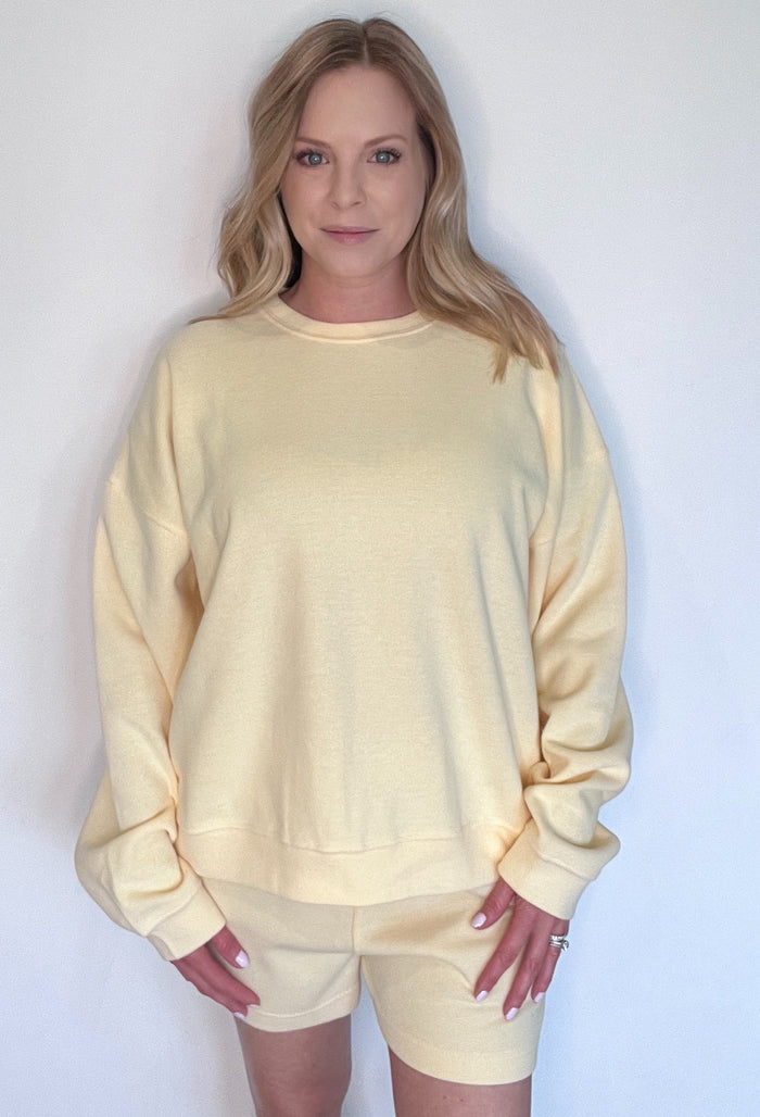 Fresh Air Pullover-Lemon
