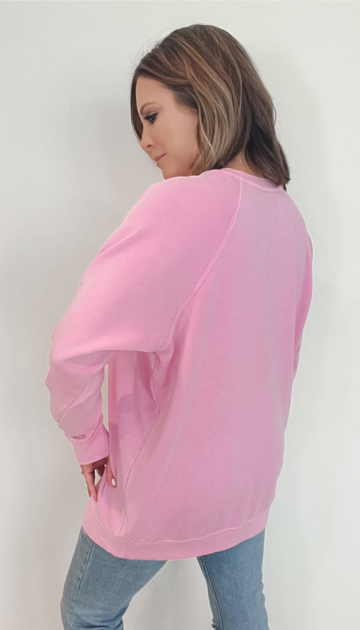 Hangout Sweatshirt-Orchid