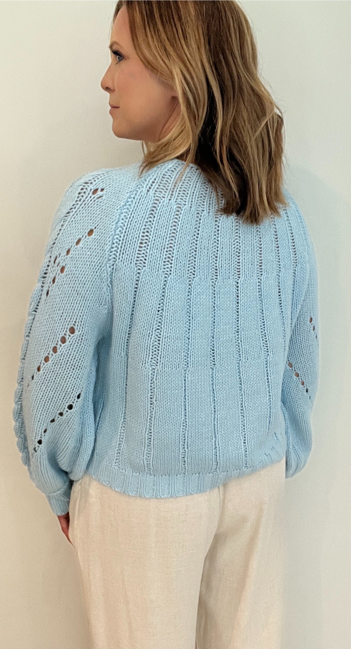 Tally Boatneck Sweater-Sky Blue