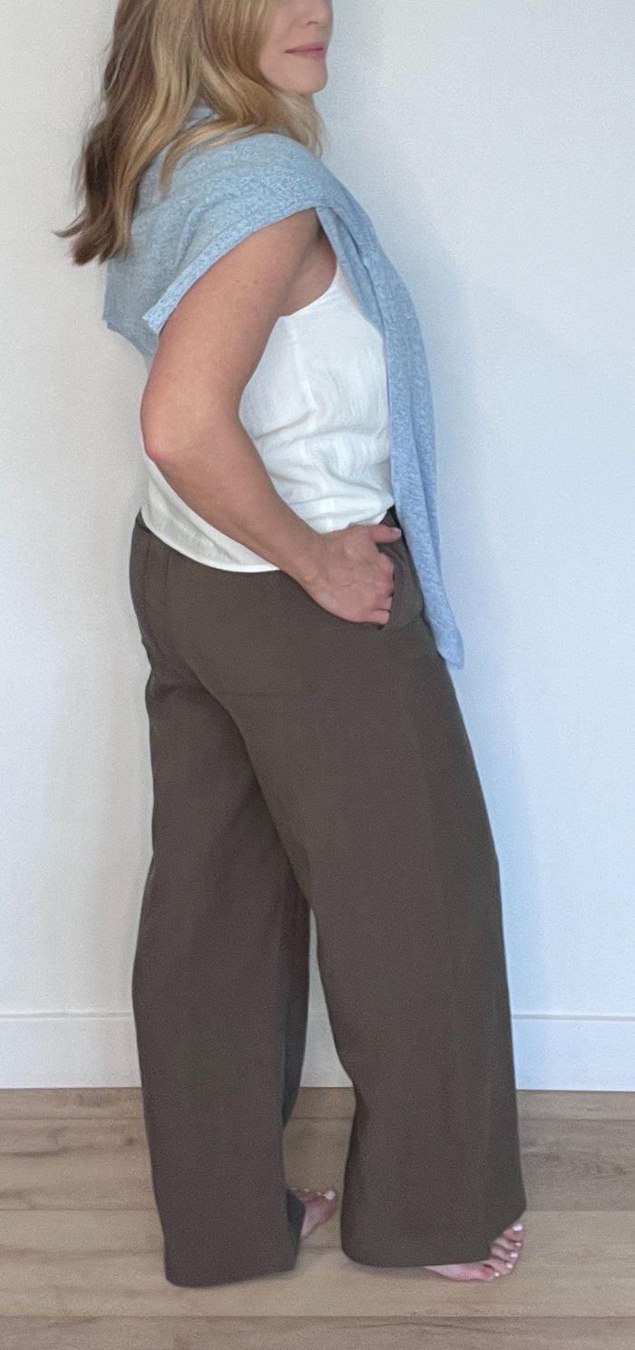 Breezy Pants-Soft Brown
