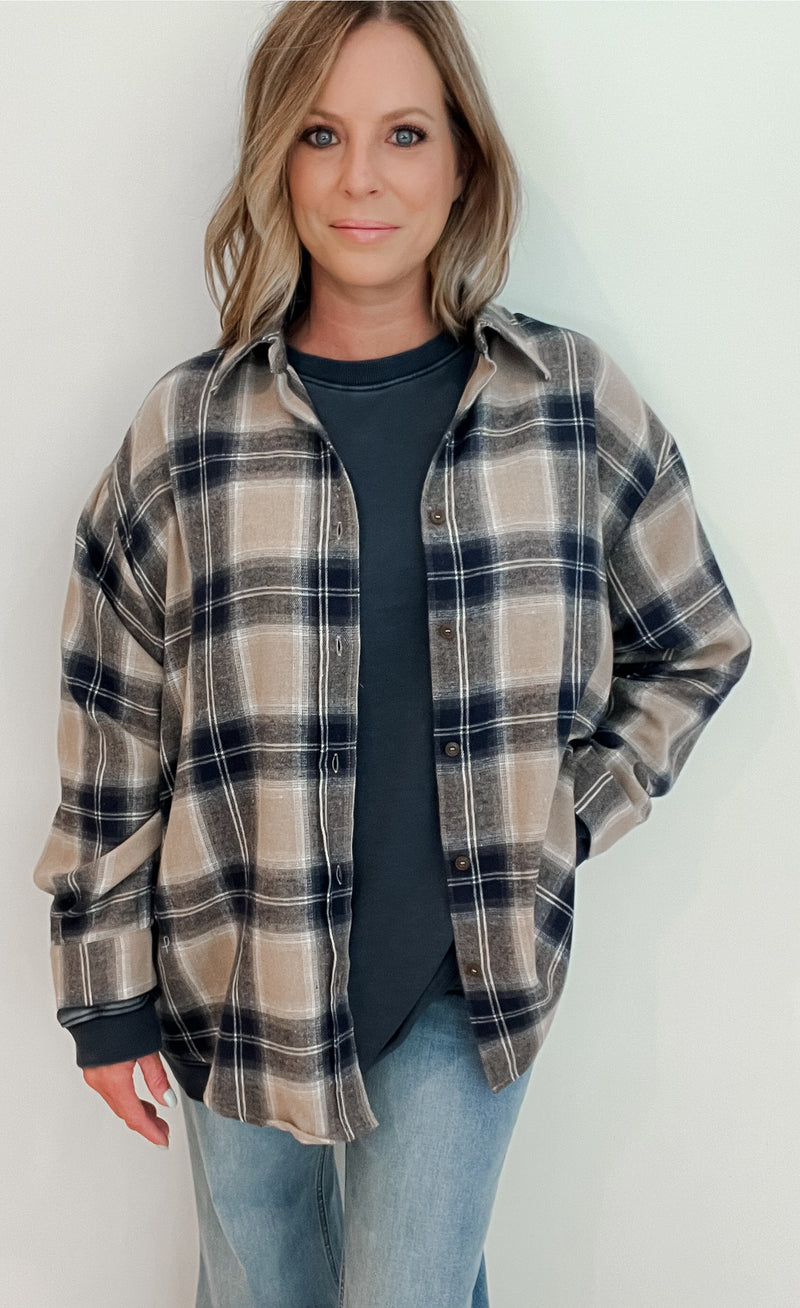 Austine Flannel Button Down