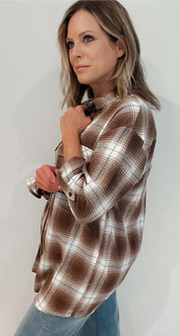 Woodside Flannel Top