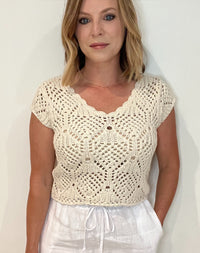 Naples Crochet Top