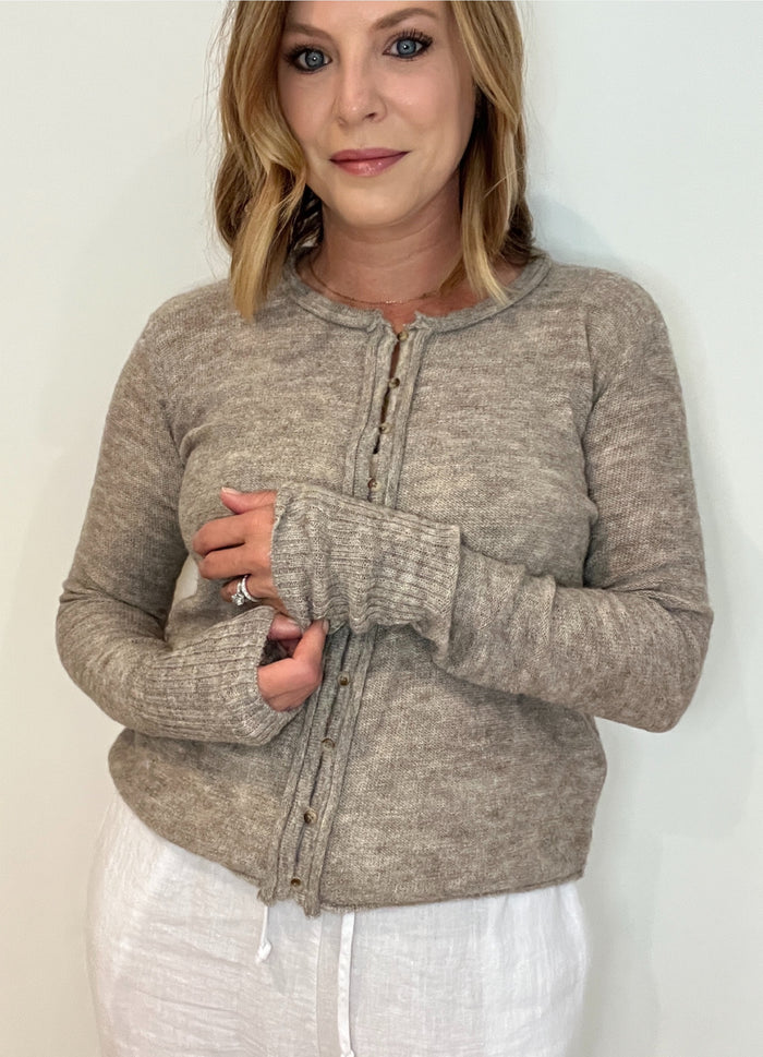 Mallory Cardigan-Mocha