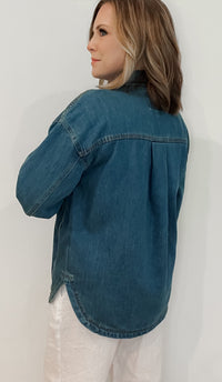 Palm Bay Denim Jacket-Dark Wash