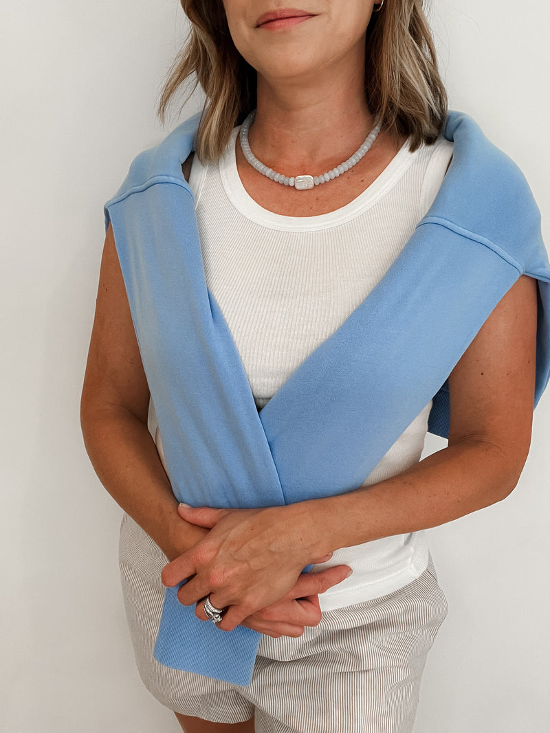 Ocean Jade and Pearl Necklace
