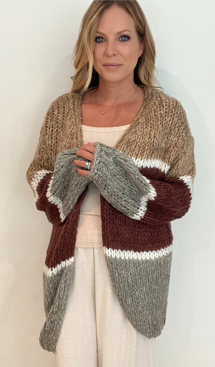 Dream Knit Cardigan-Espresso