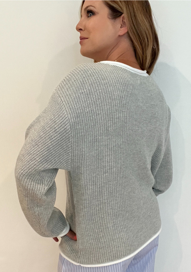 Jenna Contrast Sweater