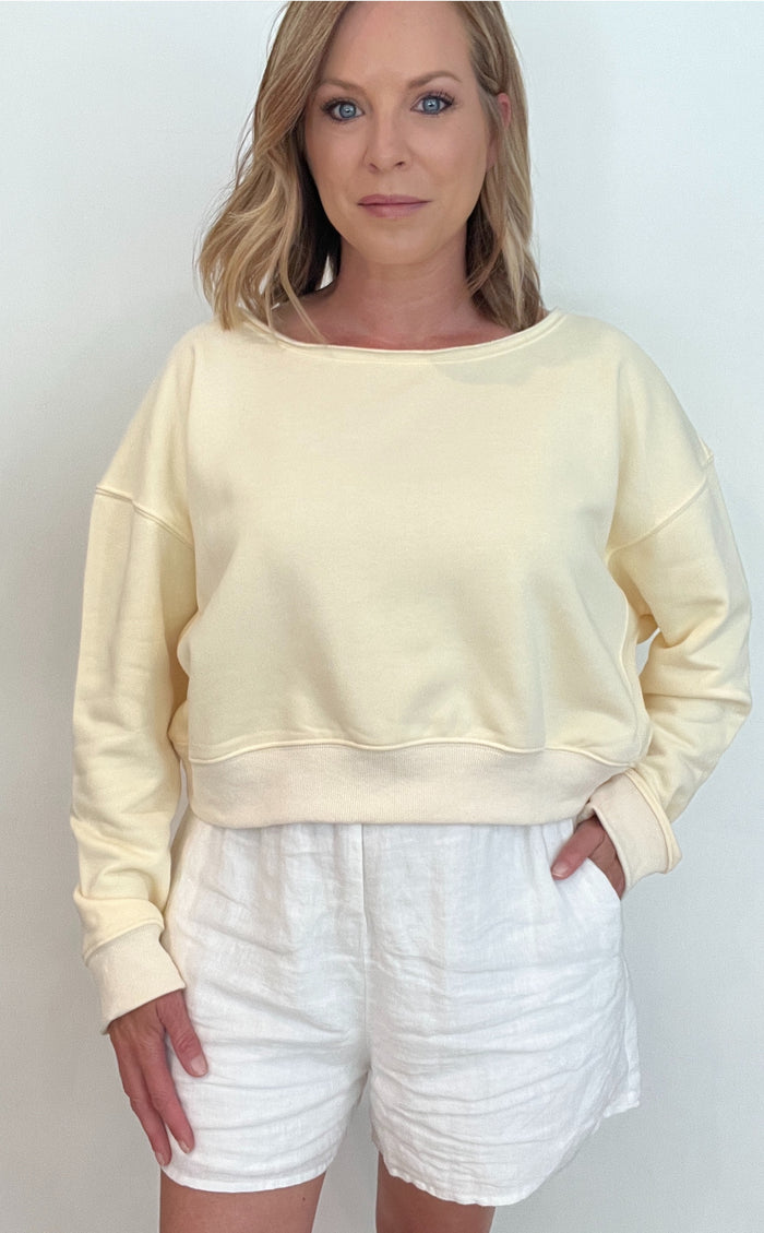 Daffodil Pullover-Pale Yellow