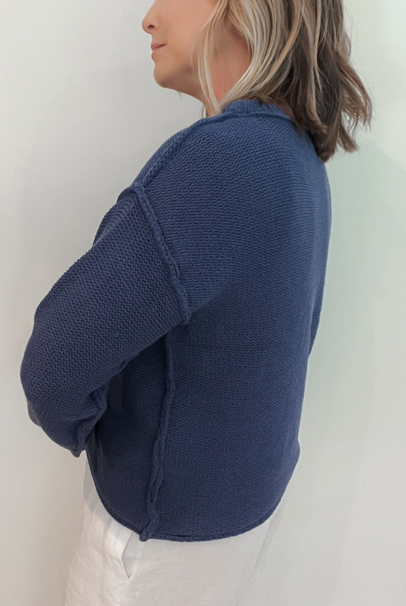 Hailee Sweater-Navy