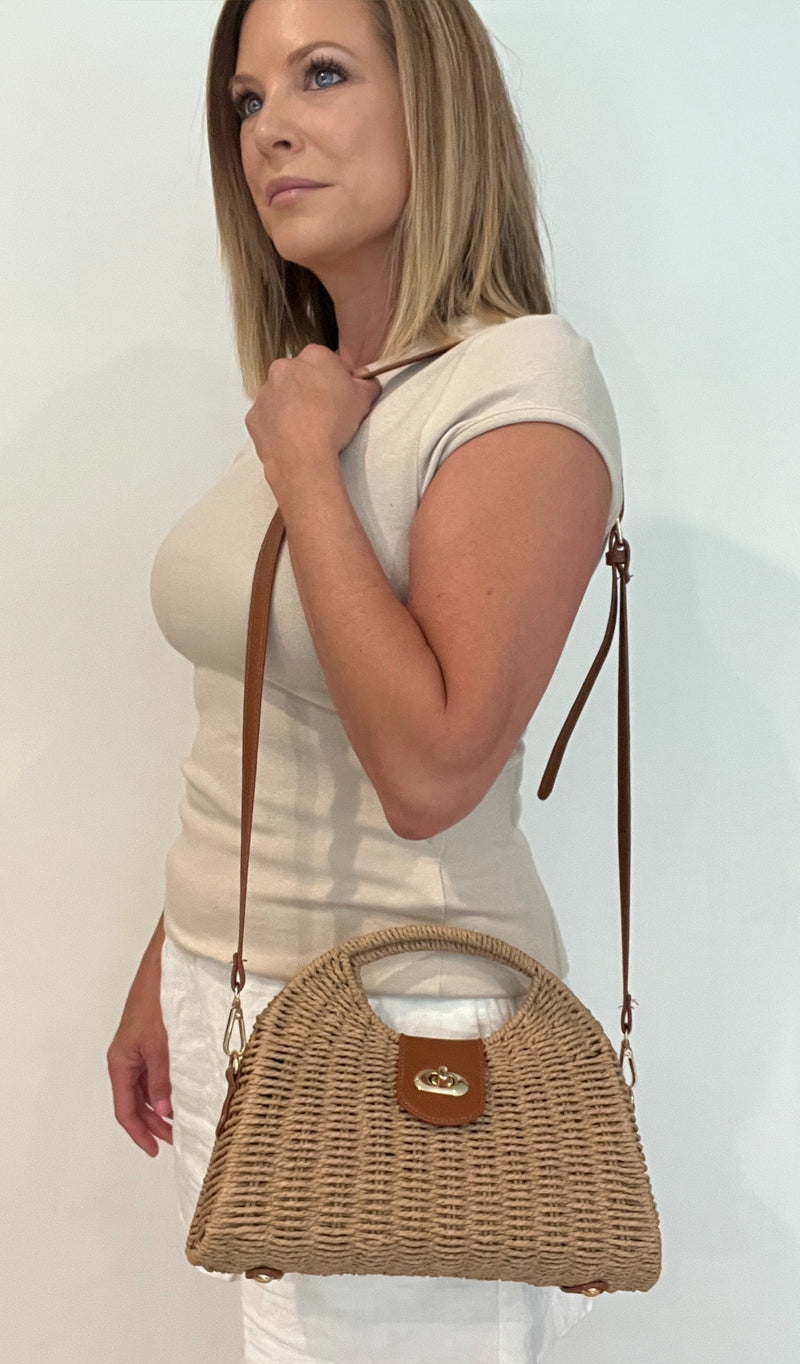 Vintage Beach Woven Bag