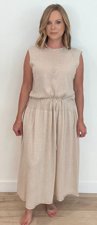Cambria Knit Dress-Natural