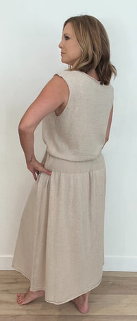 Cambria Knit Dress-Natural