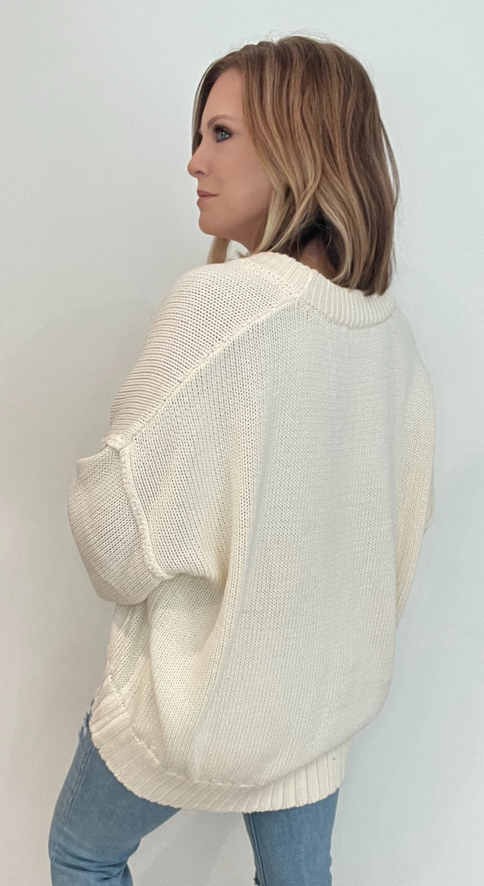 Twilight Sweater-Ecru