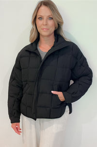 Off Road Puffer Jacket-Black