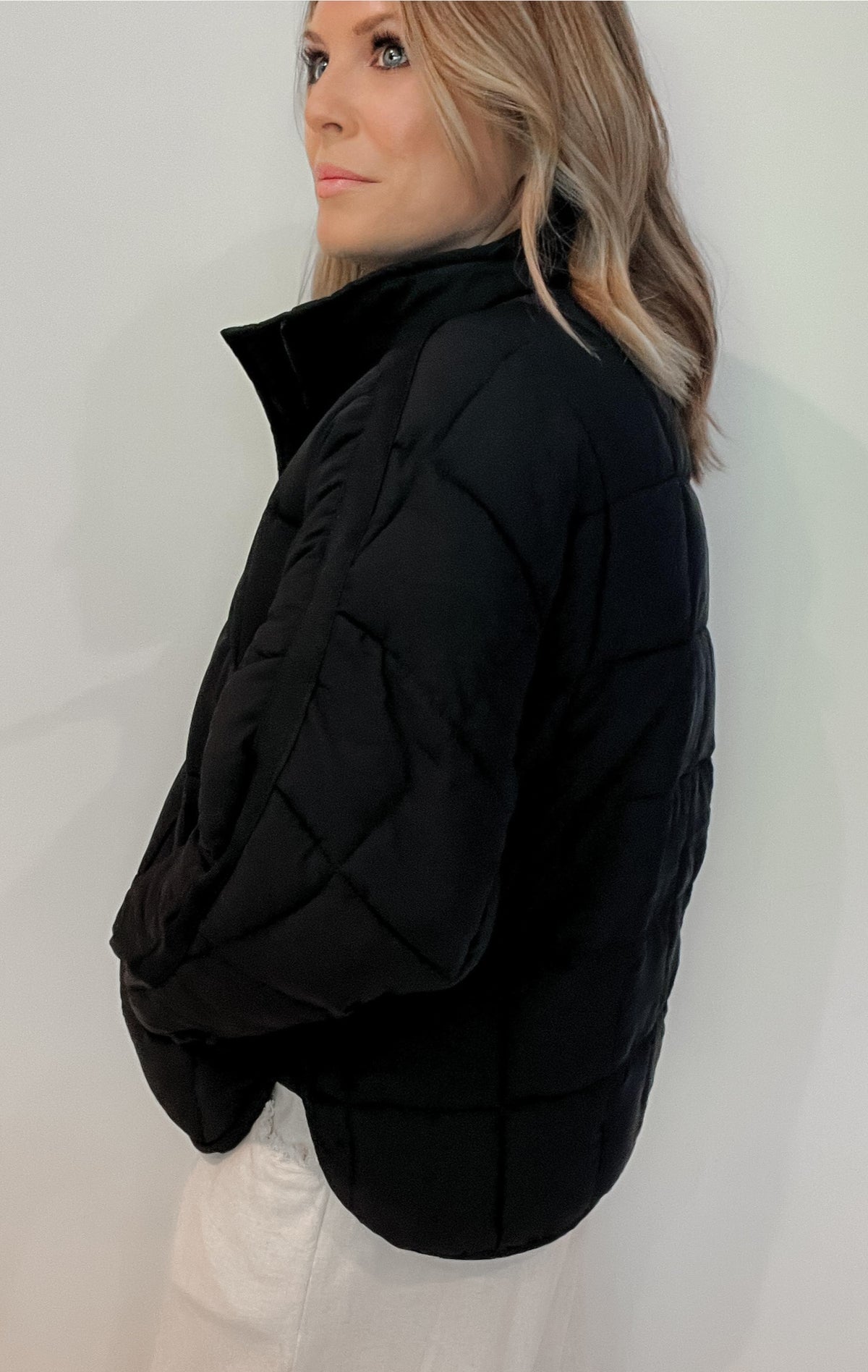 Off Road Puffer Jacket-Black