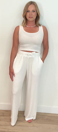 Paradise Surf Pants-White