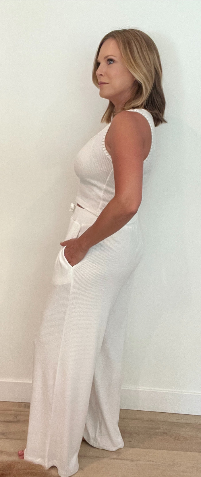 Paradise Surf Pants-White