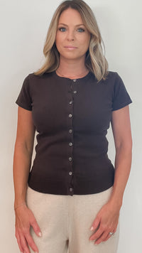 Pauline Top-Dark Brown