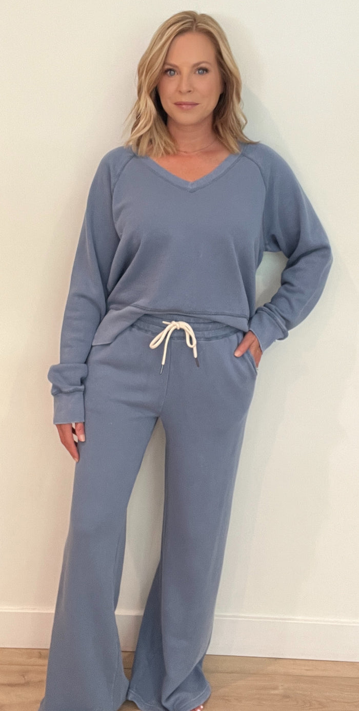 Early Riser Sweat Pants-Blue