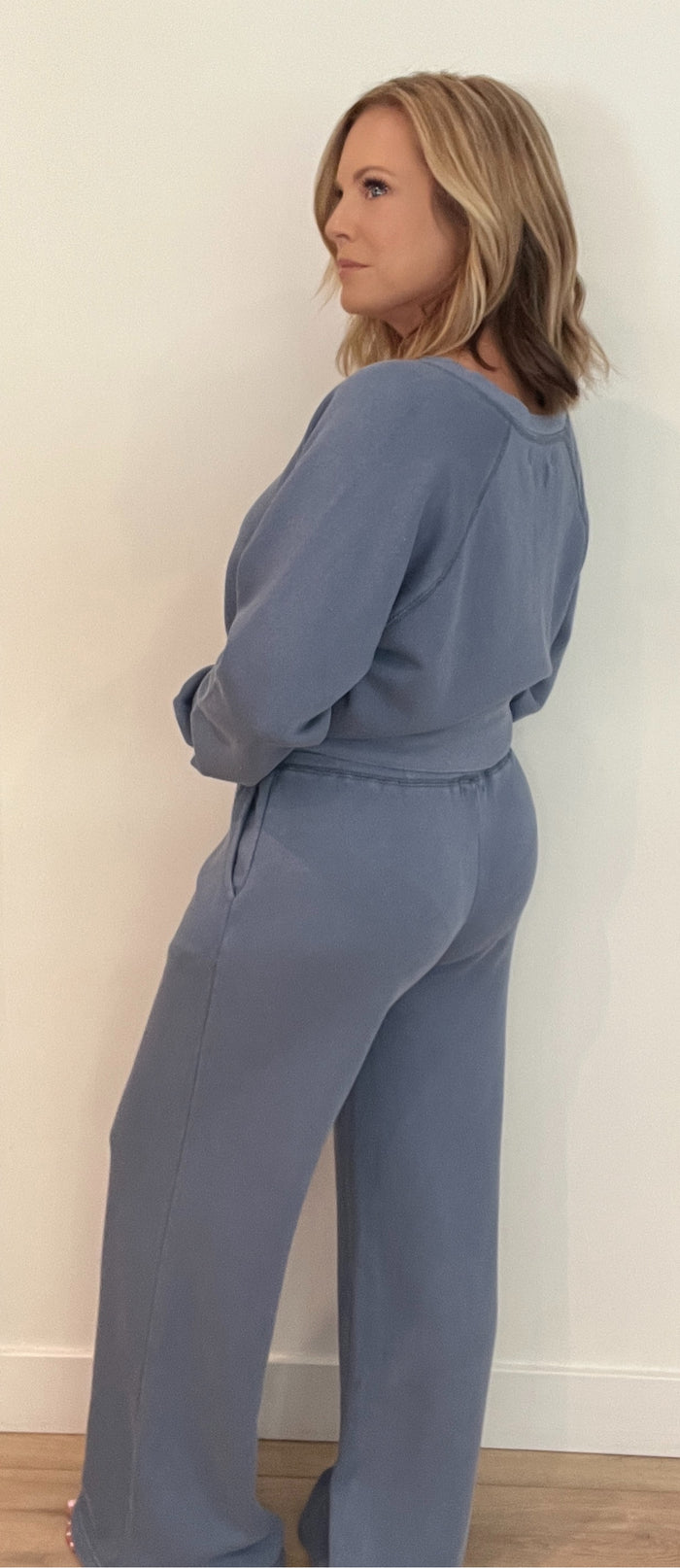 Early Riser Sweat Pants-Blue