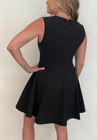 Audrey Skater Dress-Black