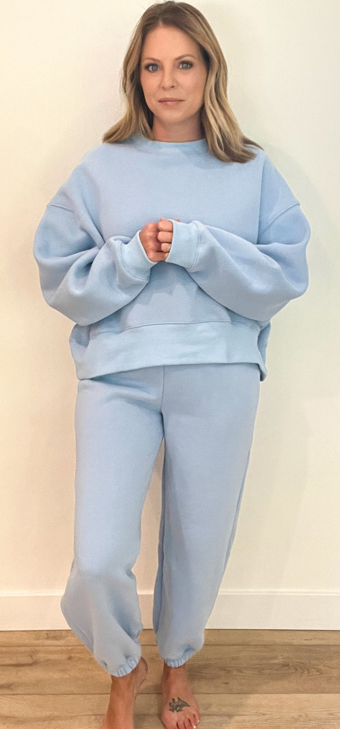 Wrenlee Jogger Set-Baby Blue