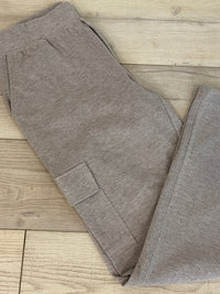 Jeffery Cargo Pants-Taupe Heather