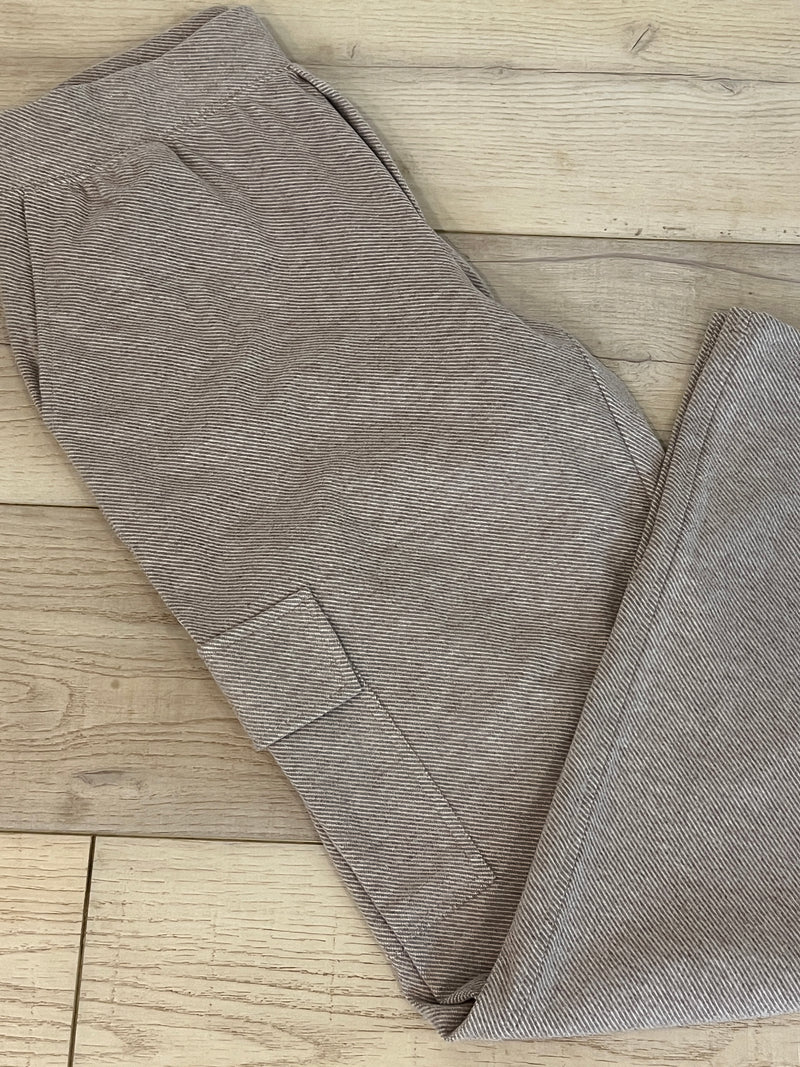 Jeffery Cargo Pants-Taupe Heather