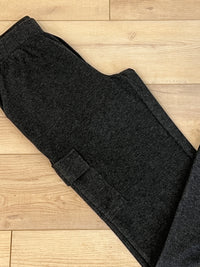 Jeffery Cargo Pants-Black Heather