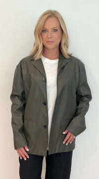 The Elizabeth Jacket-Dark Olive