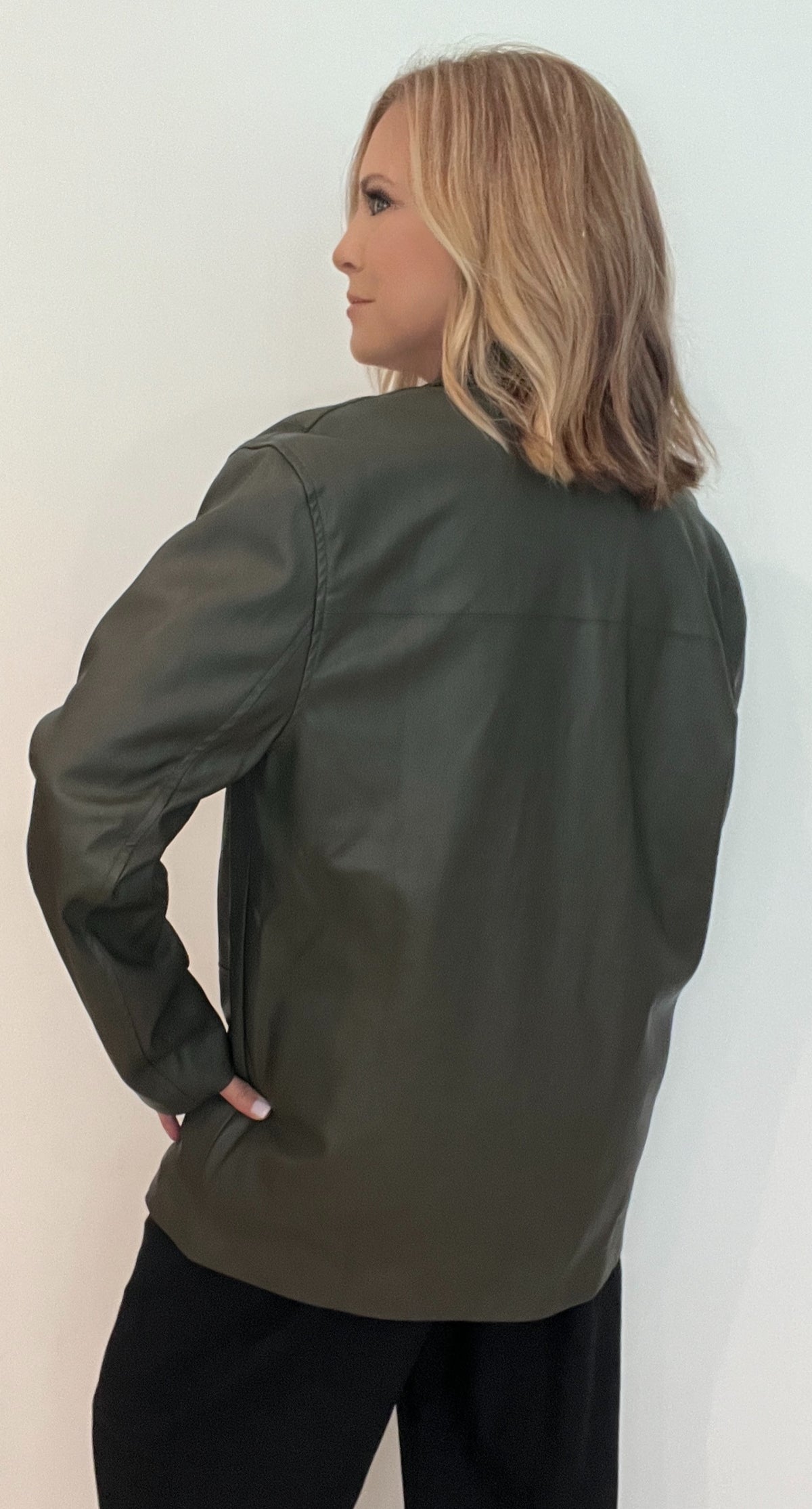The Elizabeth Jacket-Dark Olive