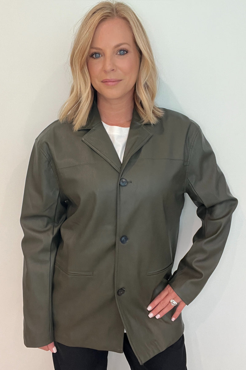 The Elizabeth Jacket-Dark Olive