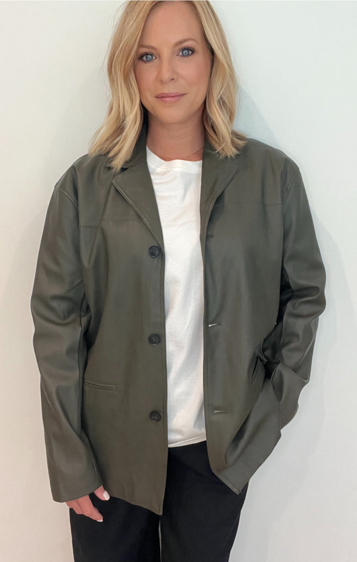 The Elizabeth Jacket-Dark Olive